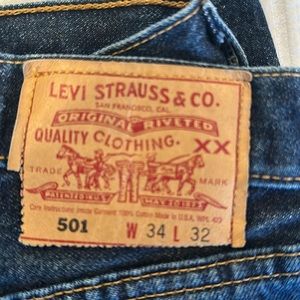Levi’s 501 Button Fly Jeans